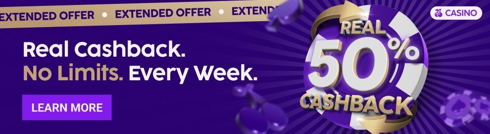 Casino Cashback 50% 2026